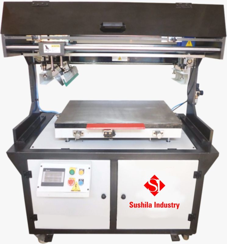 Sushila industry 100-1000kg Pneumatic automatic screen printing machine, Voltage : 220V
