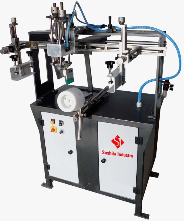 Sushila industry 150 Pneumatic Round Screen Printing Machine, Certification : ISO 9001:2008