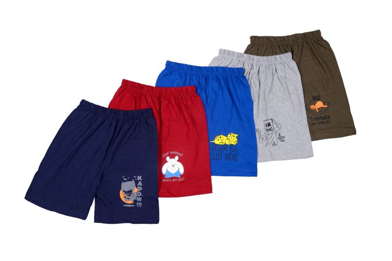 Cotton Printed Boys Shorts, Age Group : 0-14 Years