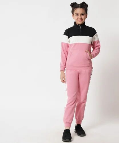 Lycra Plain Girls Tracksuit, Feature : Anti-Wrinkle, Comfortable, Easily Washable