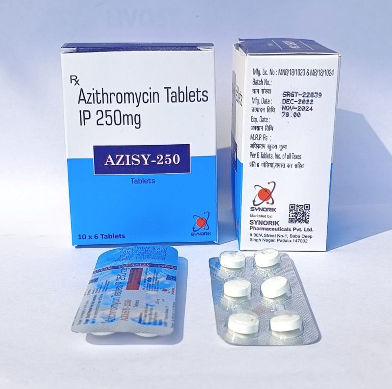 Azisy-250 Tablets, Composition : Azithromycin