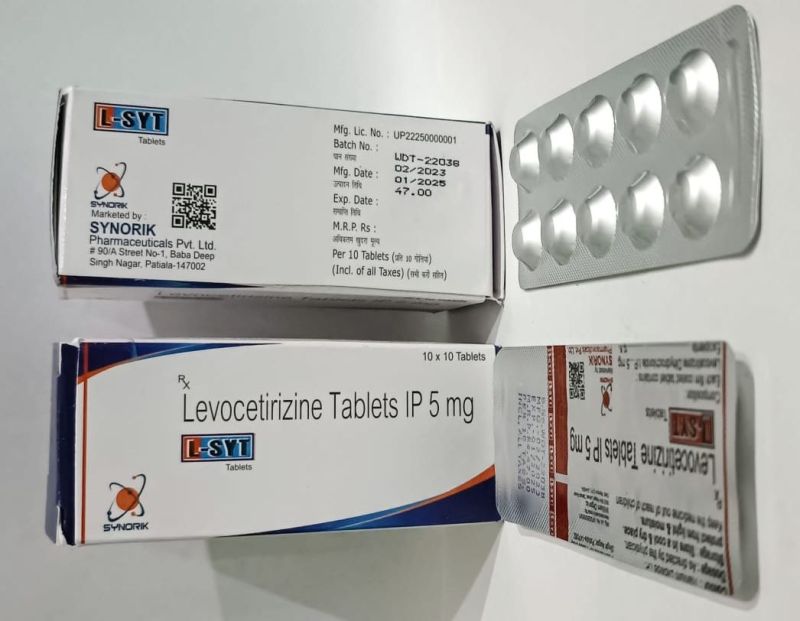L-SYT Tablets, Composition : Levocetirizine