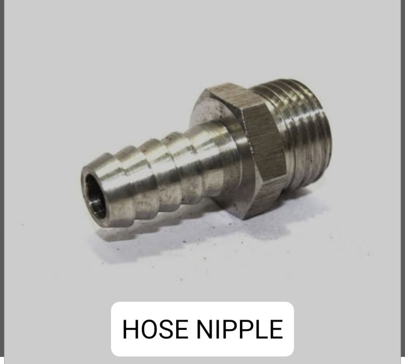 Polished Mild Steel Hose Nipple, for Fittings, Feature : Accuracy Durable, High Quality, High Tensile