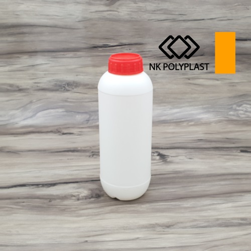 1 Ltr. Amida HDPE Bottle, for Chemical, Water, Agro Chemicals Packaging, Sealing Type : Vad Seal