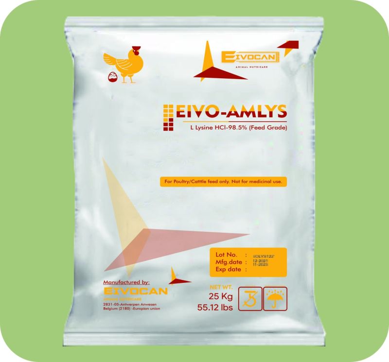 L Lysine HCL-98.% Feed Supplement, Packaging Type : Plastic Bag