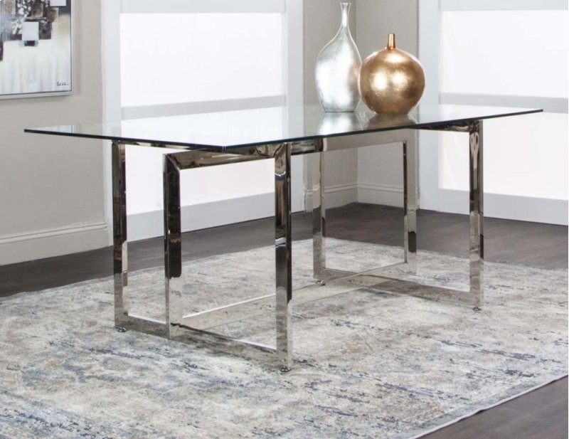 Stainless Steel Dining Table Set