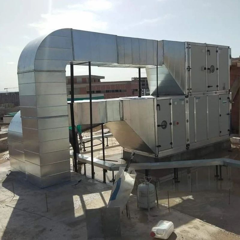 Rectangular Industrial Plant Cooling Air Duct