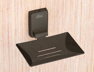Black NEB-03 Neo Single Soap Dish, for Bathroom
