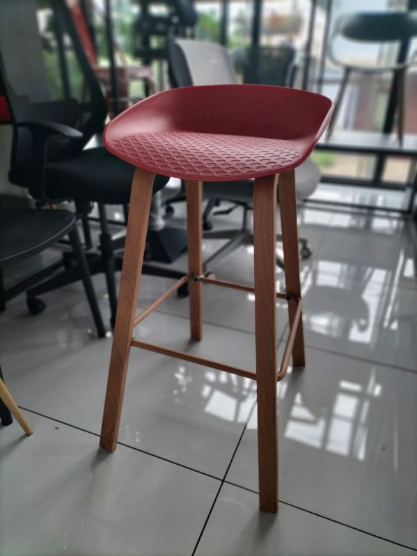 Square Plastic Turret cafeteria chair, for Restaurant, Hotel, Home, Seat Material : PP