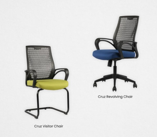Black Kursii Visitor Chair, for Office