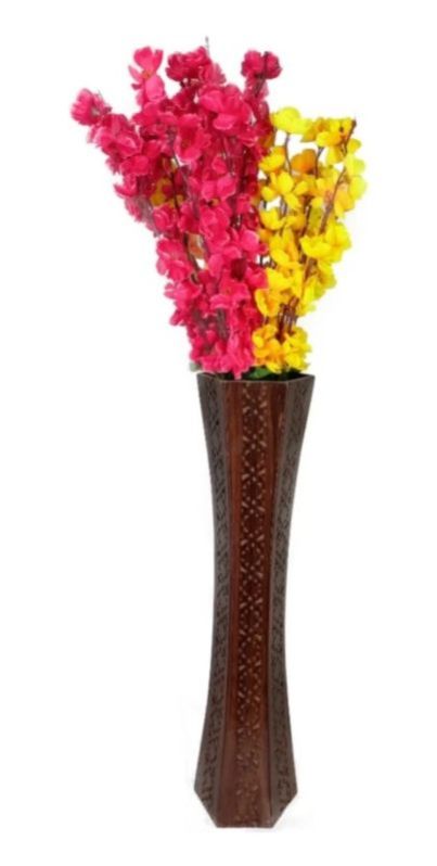 Wooden Flower Vase Size 24 Height 4 Depth 4 Width