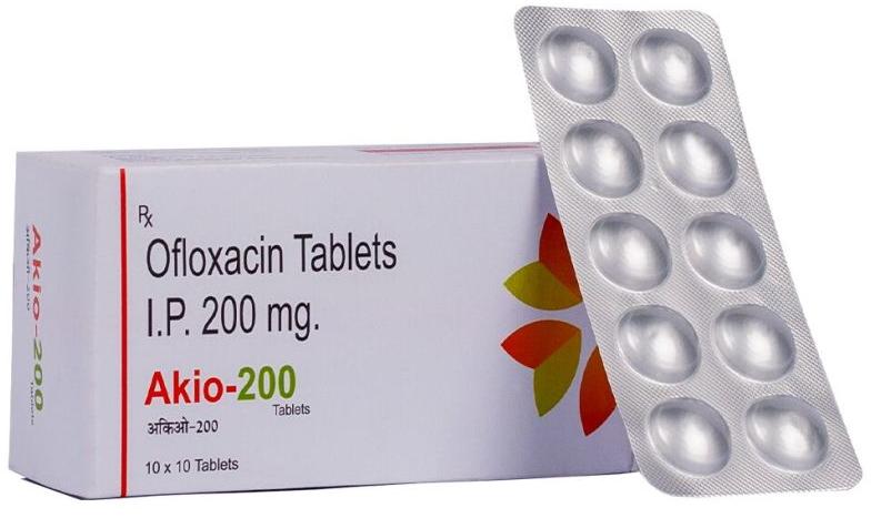 Akio 200 tablets, Packaging Size : 10X1X10 Pack