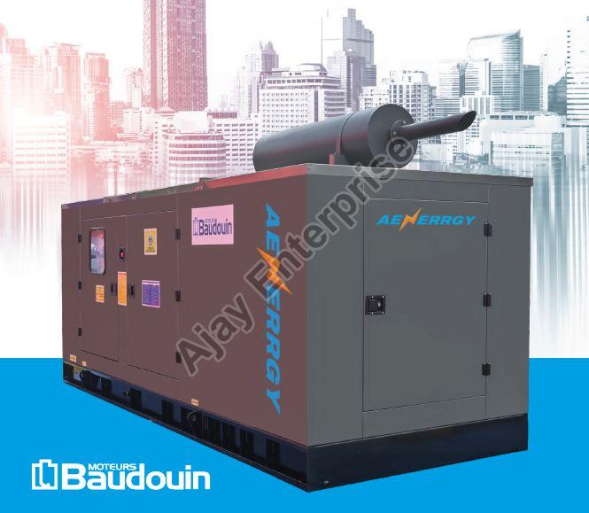 Fully Automatic Aenerrgy Baudouin Diesel Generator Set, Output Type : AC Single Phase, AC Three Phase