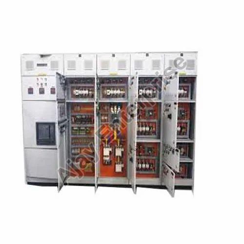 Grey 415 V AC Mild Steel Motor Control Center, for Electronic Industry, Power Source : Electric