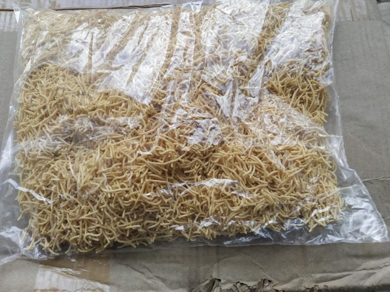 Yellow Mota Sev Namkeen, for Snacks, Packaging Size : 400gm