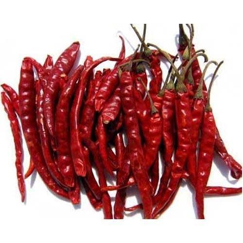Raw Natural Dried Red Chilli, for Spices, Cooking, Grade Standard : Food Grade