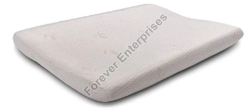 Rectangle Foam Contour Memory Pillow, for Home, Hotel, Pattern : Plain