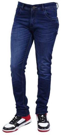 Jayna Brothers Blue Denim Jeans, Form : Mens