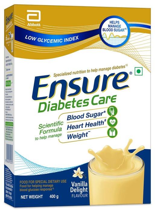 Brown Ensure Diabetic Care Powder, For Protein Supplement, Shelf Life : 18 Months
