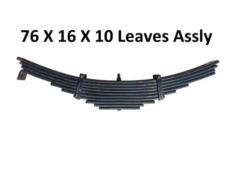 Iron 76x16x10 Leaf Spring Assembly, Size : 76x16x10Inch