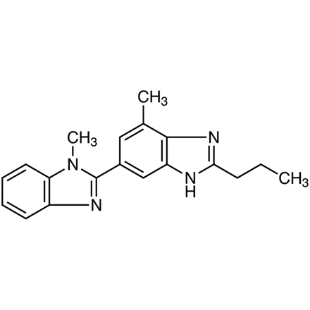 2-n-Propyl-4-methyl-6-(1-methylbenzimidazole-2-yl) Benzimidazole  (CAS No - 152628-02-9)