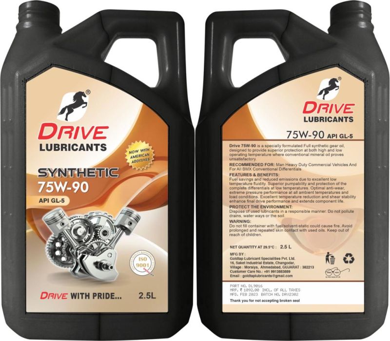 75W 90 Synthetic Gear Oil