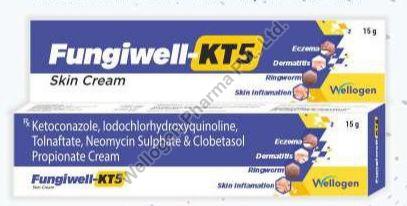 Fungiwell-KT-5 Cream, Packaging Type : Plastic Tubes