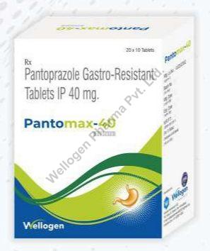 Pantomax-40 Tablets, Composition : Pantoprazole Sodium 40mg