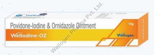 Wellodine-OZ Ointment, Packaging Type : Plastic Tubes