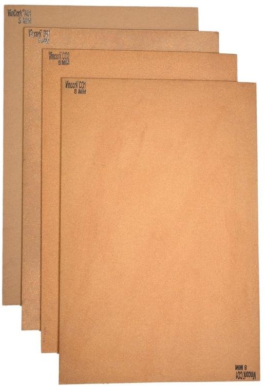 VinCork A01-RC70A Rubberised Cork Sheet 1000x1000x4 mm