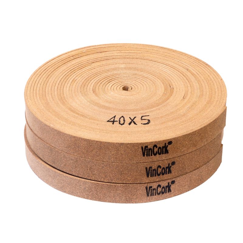 VinCork C01-RC70C Rubberised Cork Strip 65X10 mm