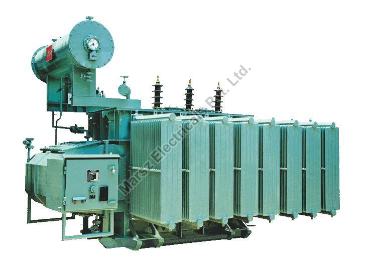 Marsz Blue Powder Coated Electric Distribution Transformer, for Industrial