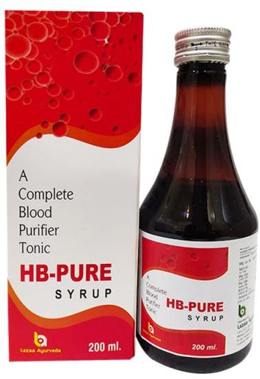 Lezaa Ayurveda HB-Pure Syrup, Packaging Type : Plastic Bottle