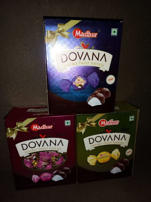 Madhur Dovana Double Twisted Toffee, Taste : Sweet