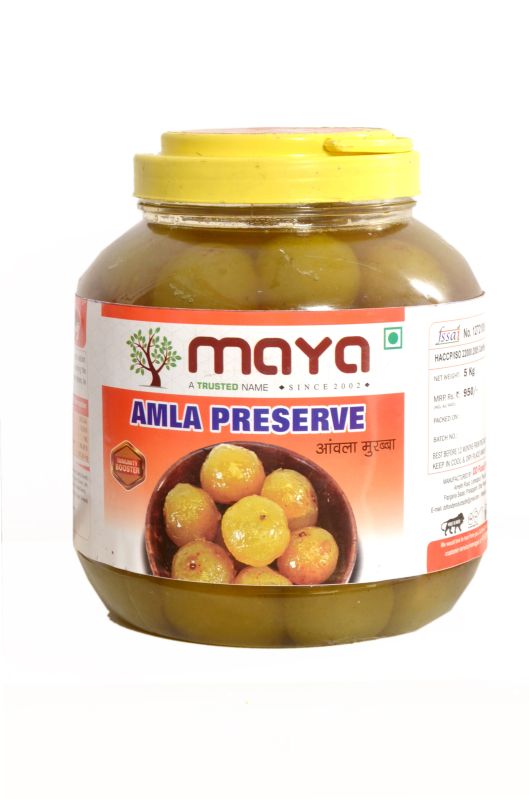 Organic 5 Kg Amla Murabba, Packaging Type : PP Jar