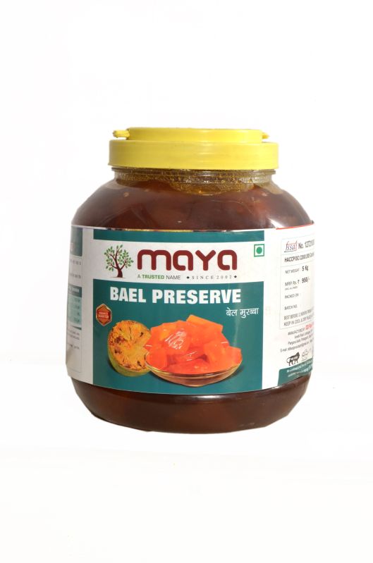 Brown Natural 5kg Bael Preserve, For Human Consumption, Packaging Type : Plastic Box