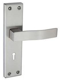 JE-107 Stainless Steel Mortise Handle, Color : Silver