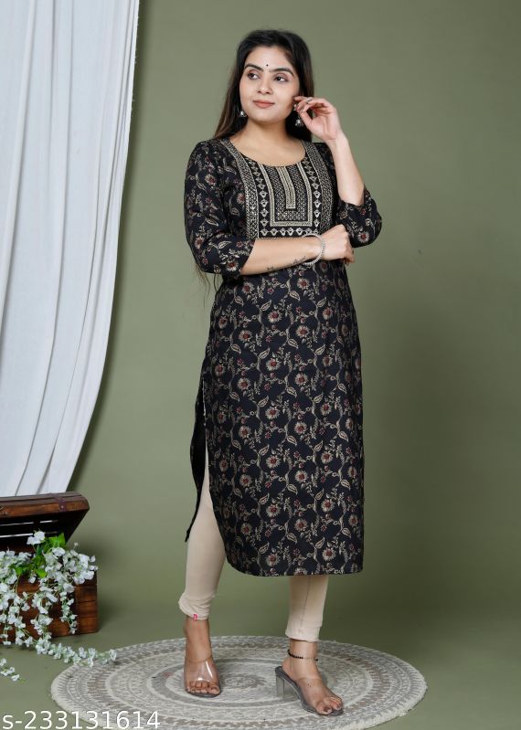 Viscose Rayon Embroidery Kurta