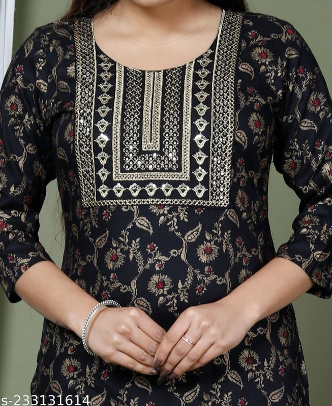 Viscose Rayon Embroidery Kurta