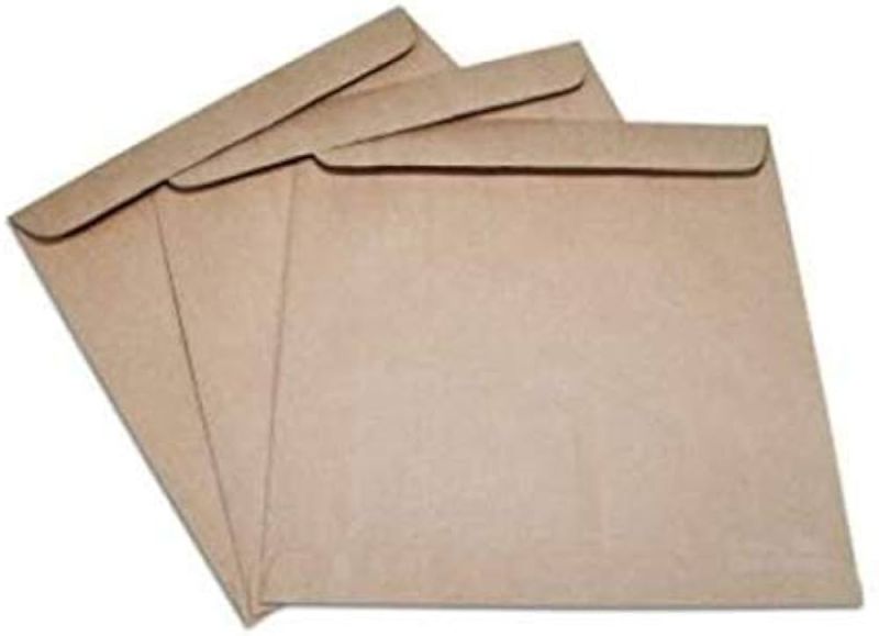 Rectangular Craft Paper Plain Kraft Envelope, for Courier Use, Parcel Use, Technics : Machine Made
