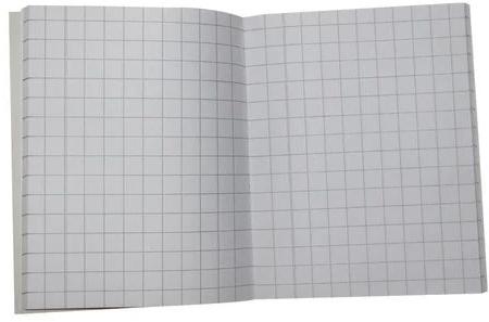 Rectangular Plain Printed Spiral Square Line Notebook, for Office, School, Cover Material : Paper