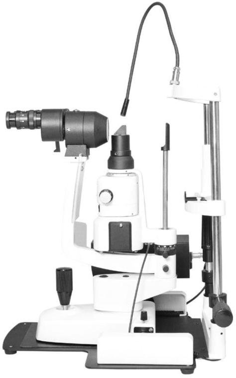 220V 50W 1yrs Electricity Slit Lamp, for Clinic, Color : White