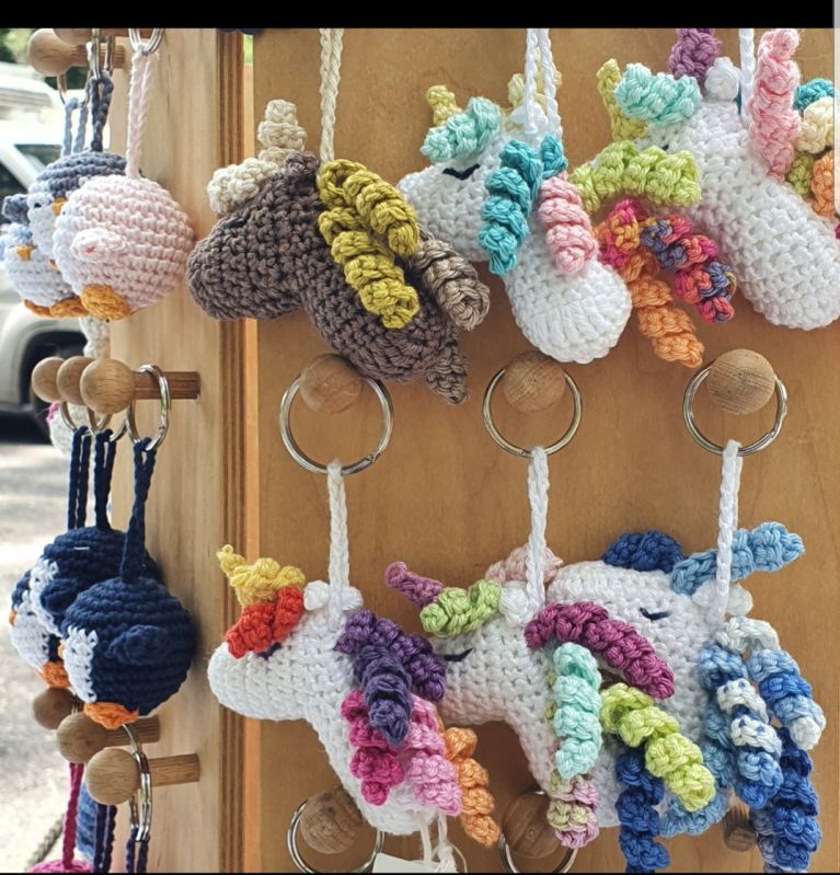 Crochet key chain