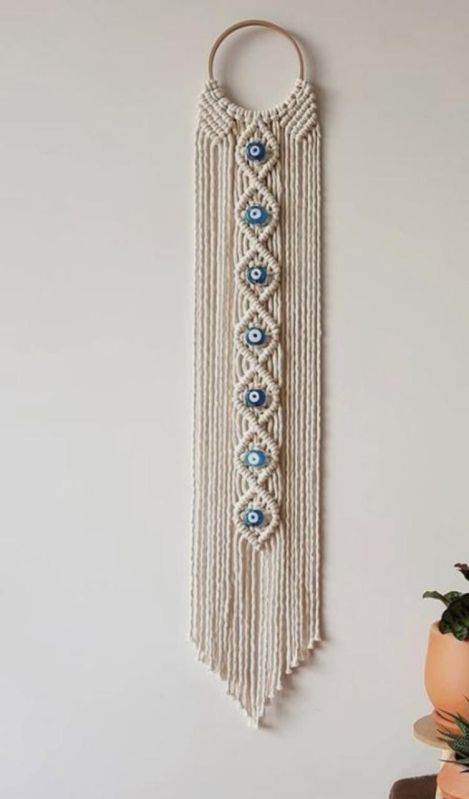 Macrame Evil Eye Wall Hanging