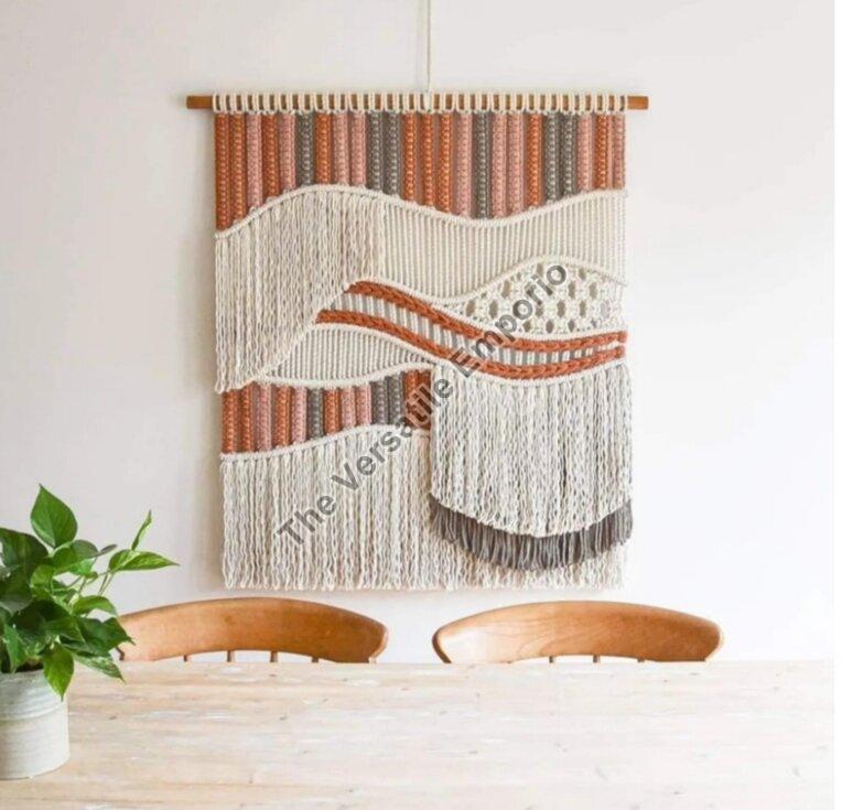 Cotton Yarn Handmade Macrame Wall Hanging, Features : Attractive Look