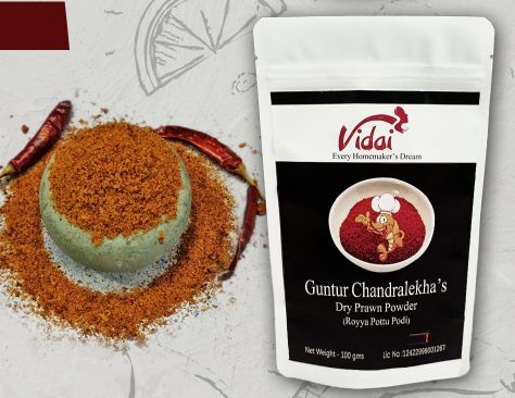 Andhra Dry Prawn Podi, Style : Instant