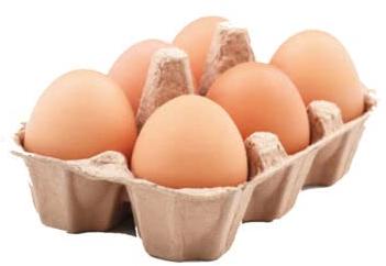 Brown Country Chicken Eggs, for Cooking