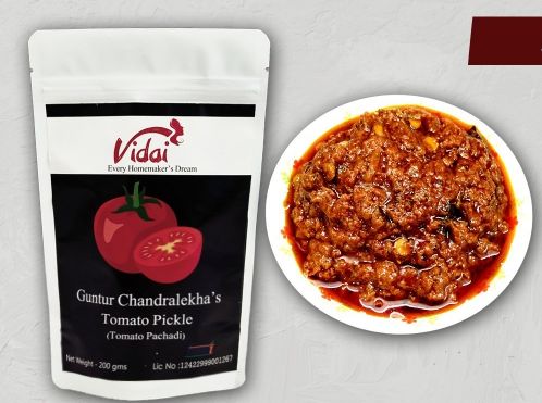 Red Tomato Pickle, for Home, Hotel, Restaurants, Certification : FASSI