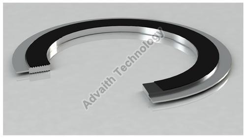 Round Polished Rubber Kammprofile Gaskets, for Industrial, Size : Standard