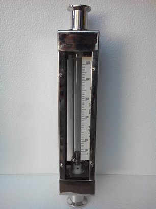 Transparent NRG Polished glass tube rotameter, for Industrial, Size : 25 NB